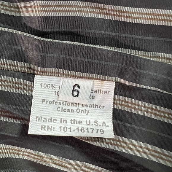 Illia women’s leather jacket size 6 - Picture 9 of 12